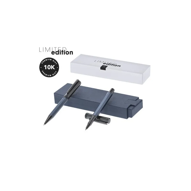 Set personnalisé pas cher Licken Couleurs : jaune Matières : acier inoxydable recyclé cadeau entreprise pas cher