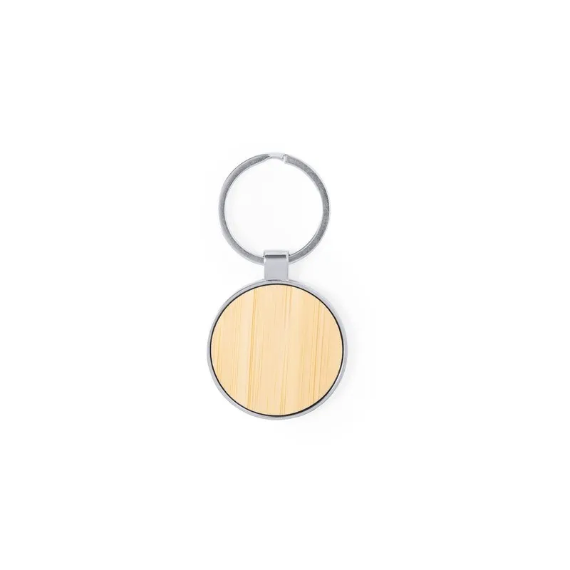 Porte-Clés Élégant Personnalisé Arixon Matières : PET recyclé Couleurs : gris marquage laser ultra précis