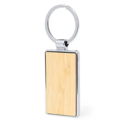 Porte-Clés Élégant Personnalisé Arixon Matières : PET recyclé Couleurs : gris objet promotionnel éco-responsable