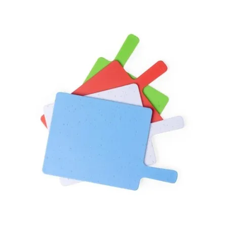 Set Personnalisé de Planche à Découper Miquelson Matières : bambou Couleurs : rouge goodies publicitaire événementiel