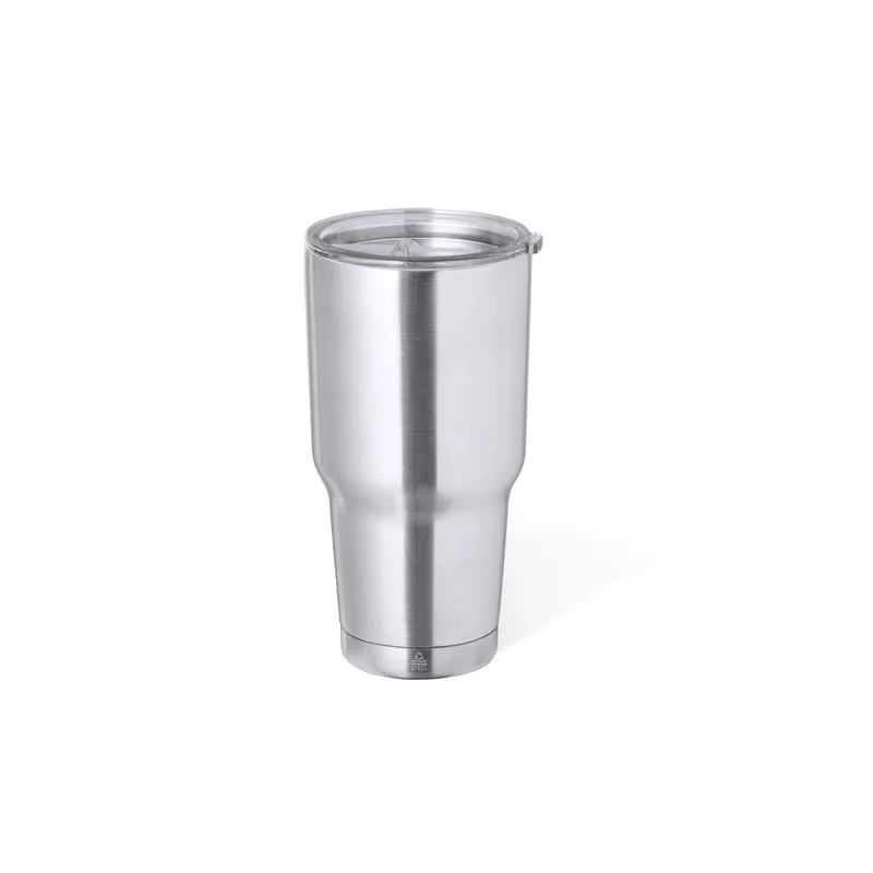 Mug Isotherme Écologique Personnalisé Thermique Atinger pas cher Matières : bambou Couleurs : orange