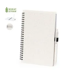 Cahier Écologique et Stylo Personnalisé - Pas Cher Emily Matières : carton recyclé 2