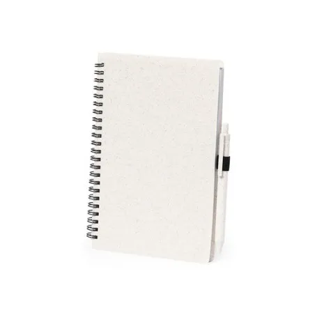 Cahier Écologique et Stylo Personnalisé - Pas Cher Emily Matières : carton recyclé cadeau entreprise pas cher