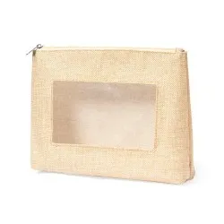 Trousse de Toilette Personnalisable Écologique Flumit Matières : coton Taille textile : M Couleurs : blanc