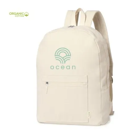 Sac à Dos Écologique Personnalisable Saunders Matières : PET recyclé Couleurs : bleu marine personnalisable avec votre logo