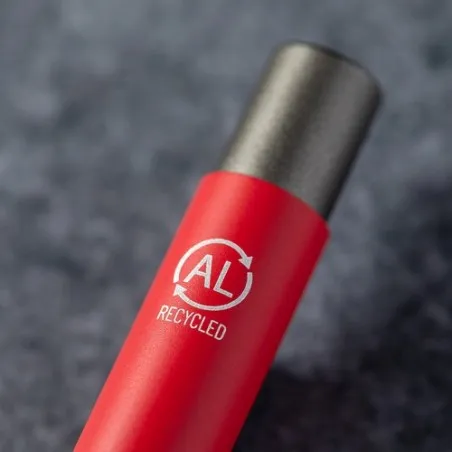 Stylo Écologique Personnalisable Paterson Matières : PET recyclé Couleurs : vert clair impression haute définition