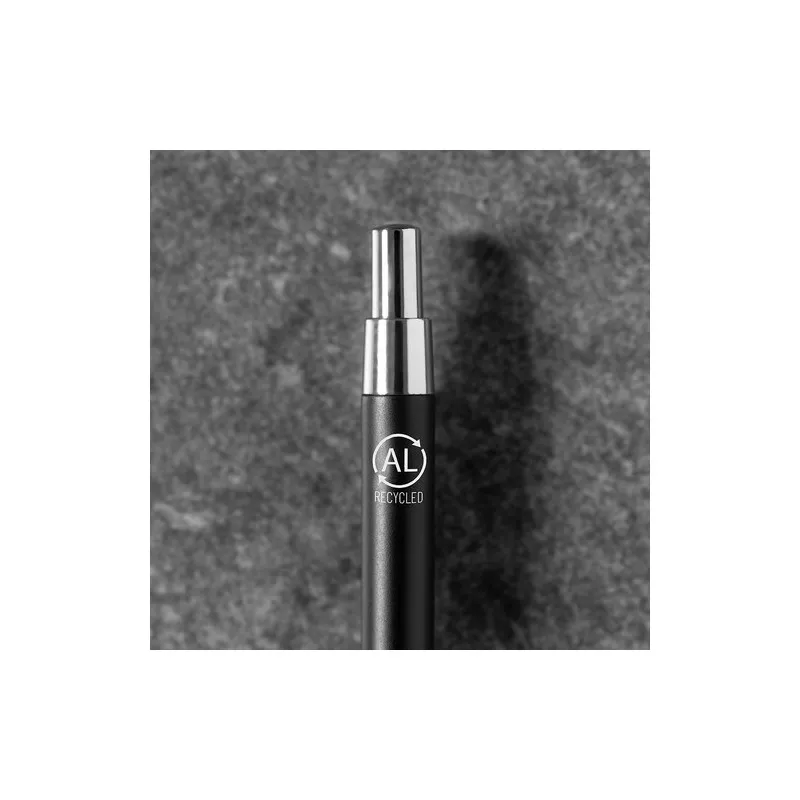 Stylo Écologique Personnalisable Paterson Matières : aluminium Couleurs : noir personnalisable avec votre logo