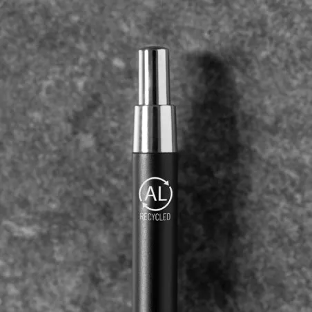 Stylo Écologique Personnalisable Paterson Matières : acier inoxydable Couleurs : noir goodies publicitaire événementiel