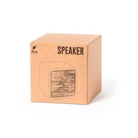 Enceinte Bluetooth Écologique Haut-Parleur Pixie Couleurs : noir Matières : polyester recyclé goodies publicitaire événementiel