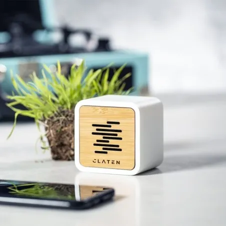 Enceinte Bluetooth Écologique Haut-Parleur Pixie Couleurs : noir Matières : polyester recyclé impression haute définition