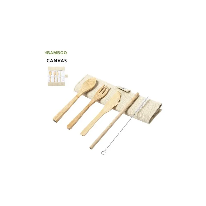 Set Couverts Corpax en Bambou Écologique
