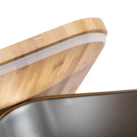 Gamelle Écologique Personnalisée - Lunch Box pas cher Sariul Matières : bambou Couleurs : naturel cadeau entreprise pas cher