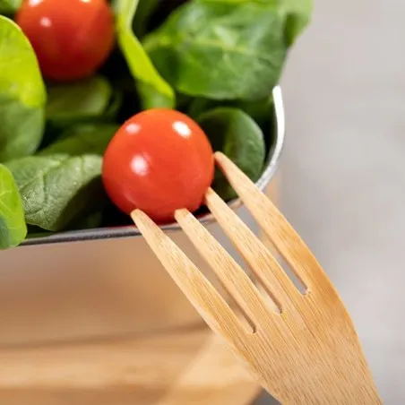 Gamelle Écologique Personnalisée - Lunch Box pas cher Sariul Matières : bambou Couleurs : naturel goodies publicitaire événement