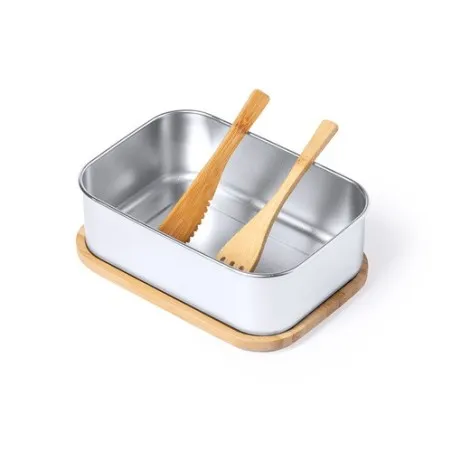 Gamelle Écologique Personnalisée - Lunch Box pas cher Sariul Matières : bambou Couleurs : naturel impression logo haute qualité