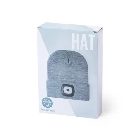 Bonnet Sportif Lumineux Personnalisé Koppy Matières : coton Taille textile : XXL Couleurs : blanc impression logo haute qualité