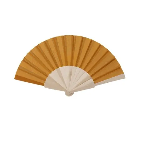 Éventail personnalisé Folklore Couleurs : noir objet promotionnel éco-responsable