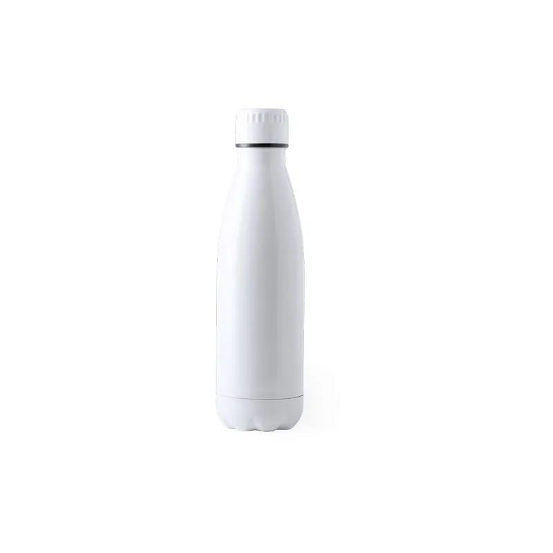 Gourde Écologique 700ml en Acier Inoxydable Personnalisée Bayron Matières : nylon Couleurs : noir marquage laser ultra précis
