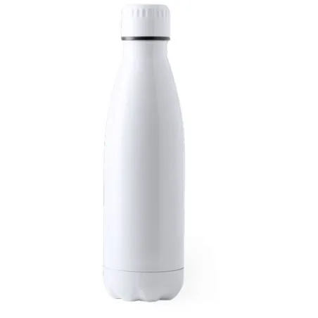 Gourde Écologique 700ml en Acier Inoxydable Personnalisée Bayron Matières : nylon Couleurs : noir marquage laser ultra précis