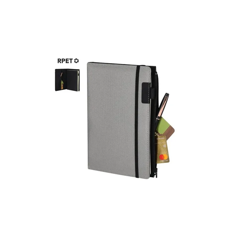 Bloc-notes étui personnalisé pas cher Katz Matières : polypropylène (PP) Couleurs : vert personnalisable avec votre logo