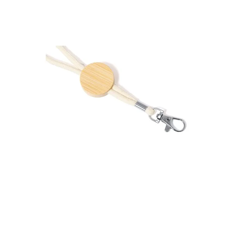 Lanyard Écologique Personnalisable de Gibons Matières : coton Couleurs : orange goodies publicitaire événementiel