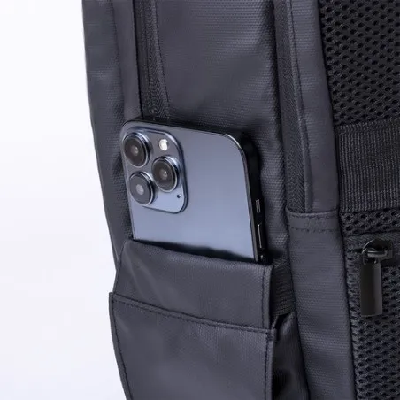 Sac à Dos Personnalisé Éco-Cuir Premium pour Professionnels - Ladian Matières : coton Couleurs : rose marquage laser ultra préci