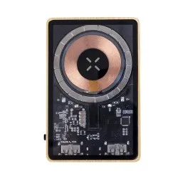 Batterie Écologique Personnalisée 5000 mAh Power Bank Dominik pas cher Matières : coton Couleurs : beige 2