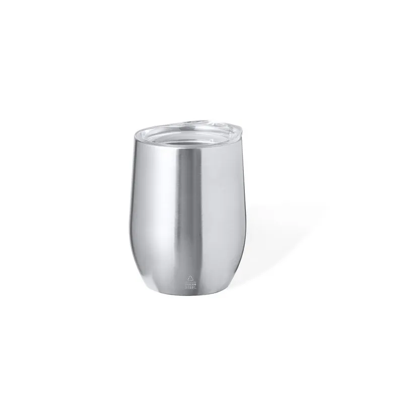 Mug Isotherme Écologique Personnalisé Thermique Yarton Matières : carton Couleurs : gris