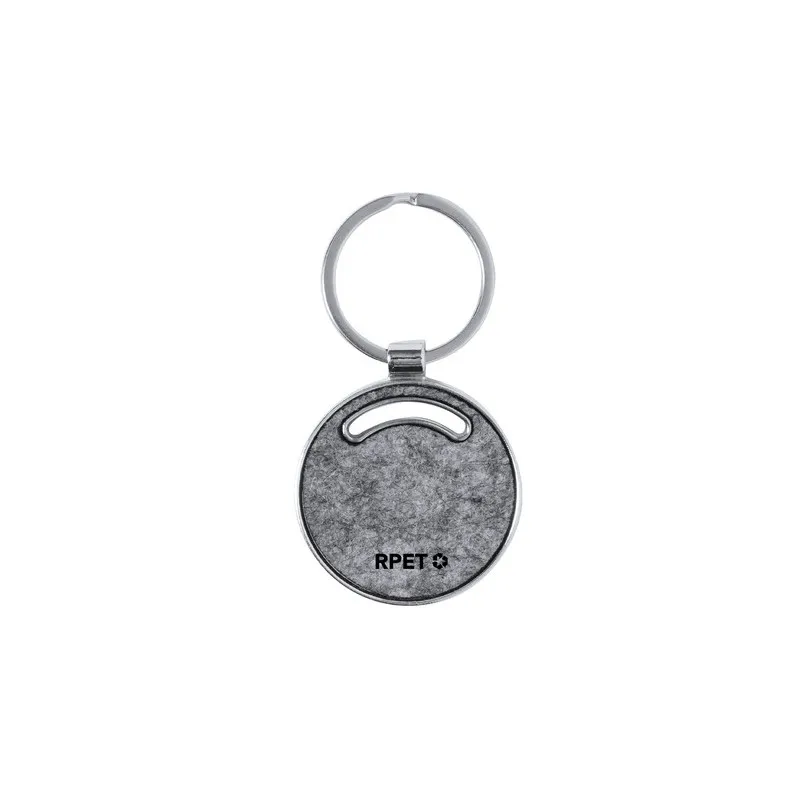 Porte-Clés Écologique Personnalisable - Hailton Matières : polyester Couleurs : bleu cobalt cadeau entreprise pas cher