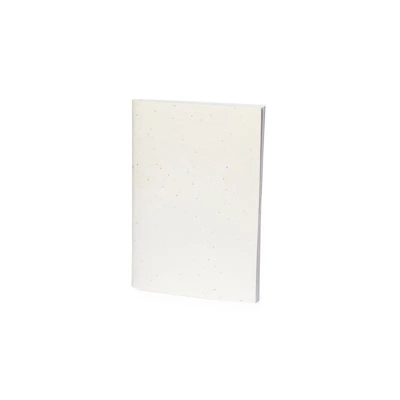 Cahier Écologique Ensemencé Personnalisé Derna Matières : alliage de zinc Couleurs : argenté cadeau entreprise pas cher