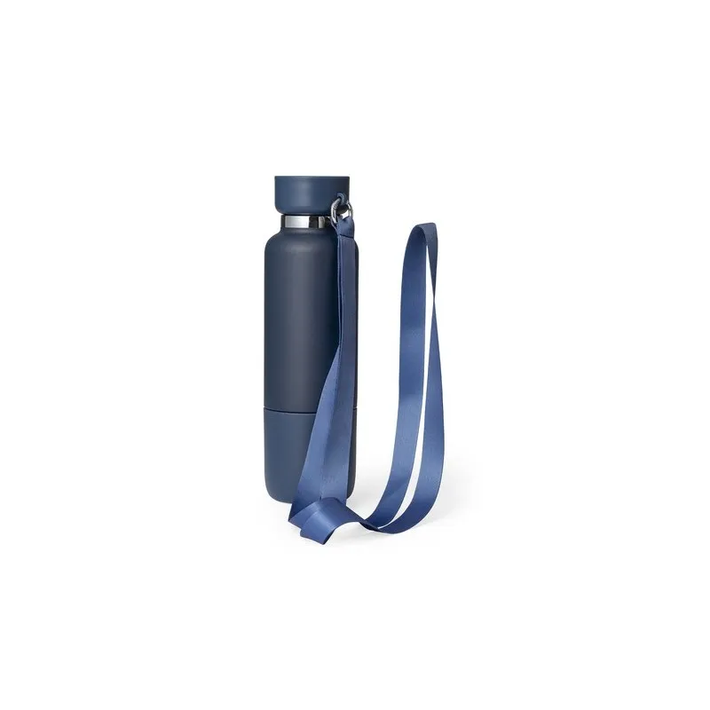 Bouteille Isotherme Écologique Personnalisée 550ml - Flautrok Matières : polyester Couleurs : rouge livraison express 24h 48h