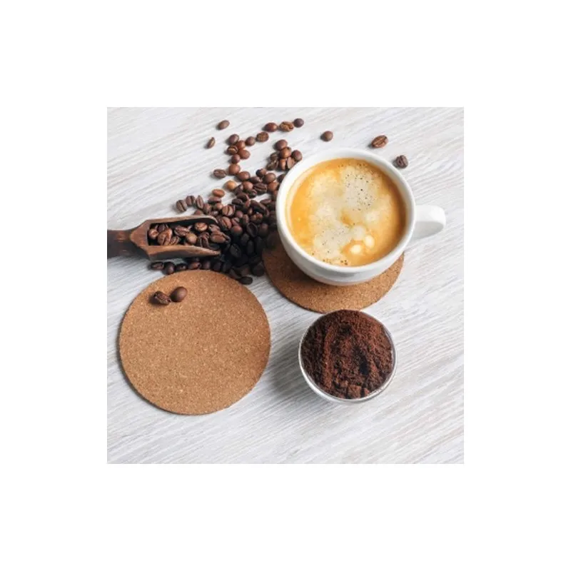 Sous-Verres Écologiques Personnalisés - Set Yagger Matières : bois Couleurs : brun marquage laser ultra précis