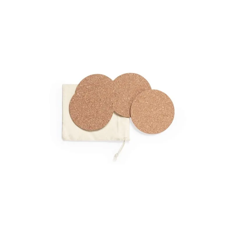 Sous-Verres Écologiques Personnalisés - Set Yagger Matières : bois Couleurs : brun livraison express 24h 48h