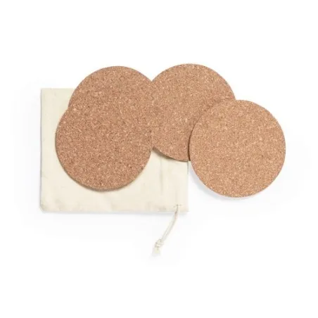 Sous-Verres Écologiques Personnalisés - Set Yagger Matières : bois Couleurs : brun livraison express 24h 48h