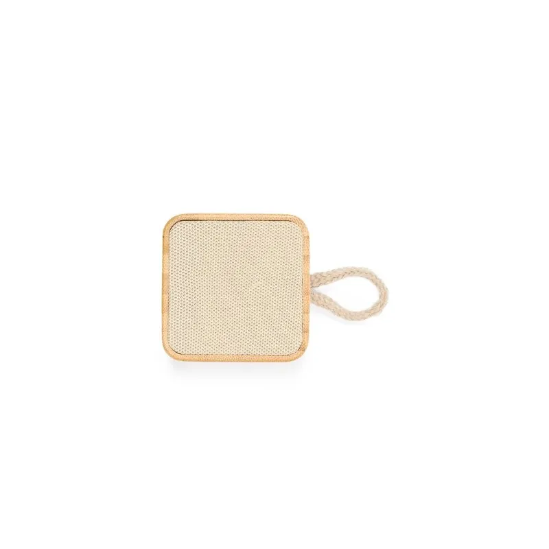 Enceinte Bluetooth Écologique Personnalisée pas cher - Haut-Parleur Kiefer Matières : polyester Couleurs : bleu personnalisable 