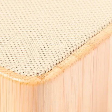 Enceinte Bluetooth Écologique Personnalisée pas cher - Haut-Parleur Kiefer Matières : polyester Couleurs : bleu impression haute