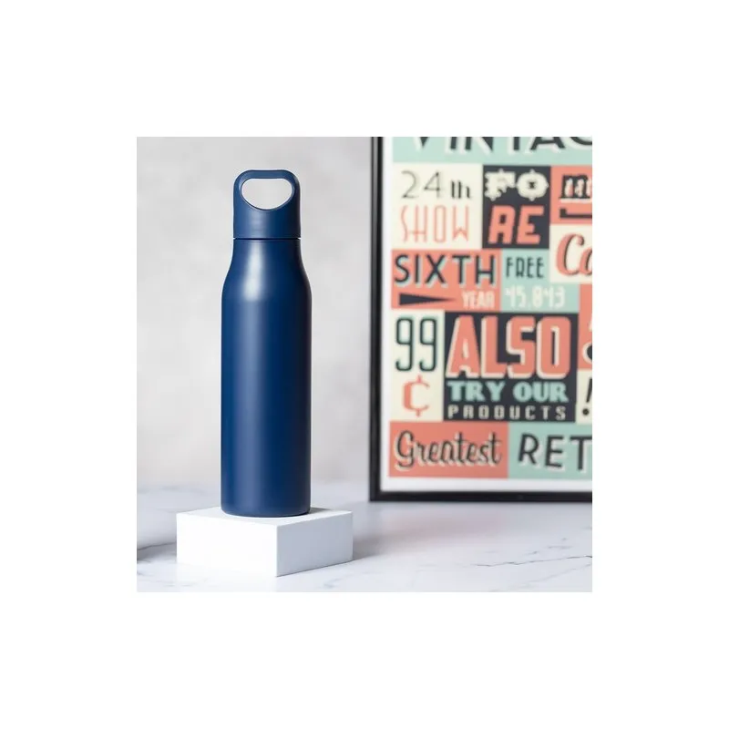 Gourde Sportive Personnalisée Tocker Matières : caoutchouc Couleurs : blanc objet promotionnel éco-responsable