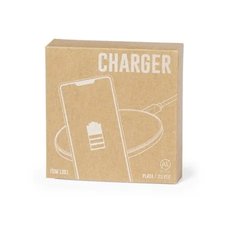 Chargeur Écologique Pratique Personnalisé - Golop Matières : acier inoxydable Couleurs : argenté objet promotionnel éco-responsa