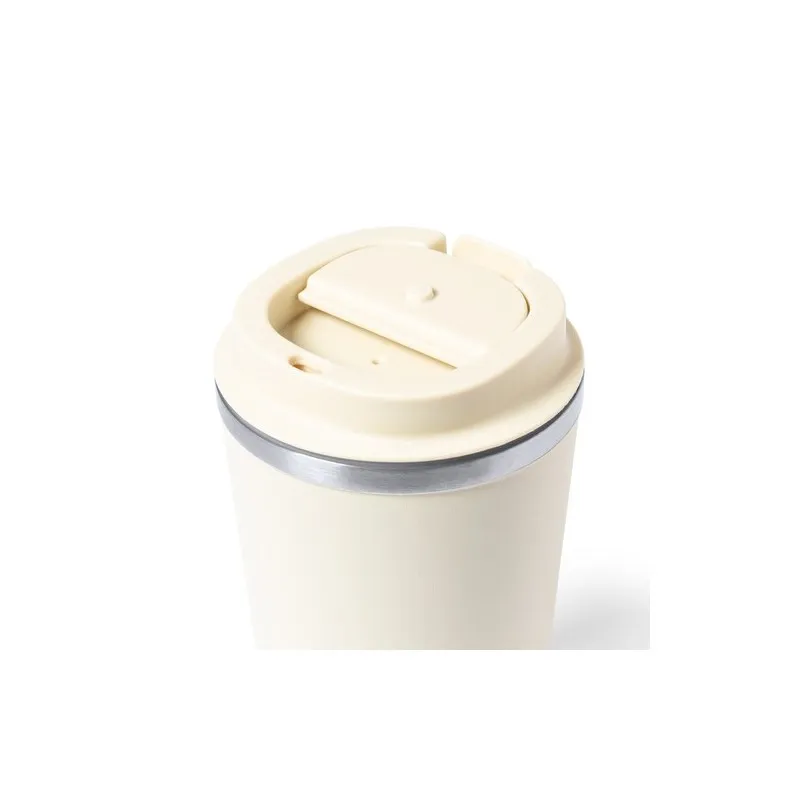 Mug Isotherme Pratique Personnalisé Écologique Vicuit Matières : polyester Couleurs : bleu cadeau affaires élégant