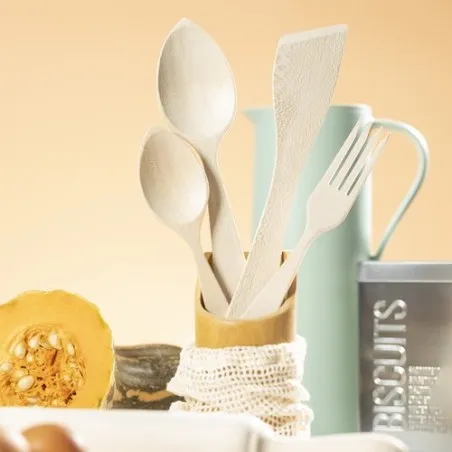 Fourchette Offen en Bois Naturel - Écologique et Élégante