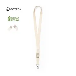 Lanyard Troix en Coton Naturel - Écologique et Pratique 2
