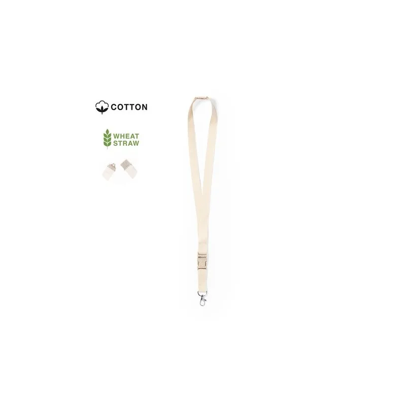 Lanyard Troix en Coton Naturel - Écologique et Pratique