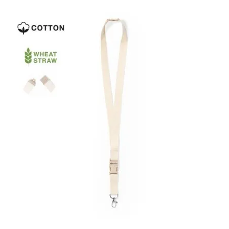 Lanyard Troix en Coton Naturel - Écologique et Pratique