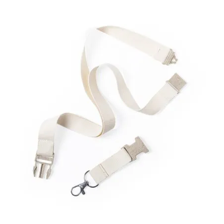 Lanyard Troix en Coton Naturel - Écologique et Pratique