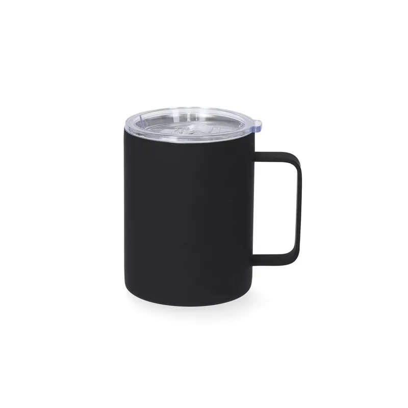 Tasse thermique personnalisée pas cher - Adelax Matières : TNT Couleurs : noir goodies publicitaire événementiel