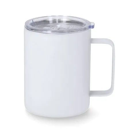 Tasse thermique personnalisée pas cher - Adelax Matières : TNT Couleurs : blanc personnalisable avec votre logo