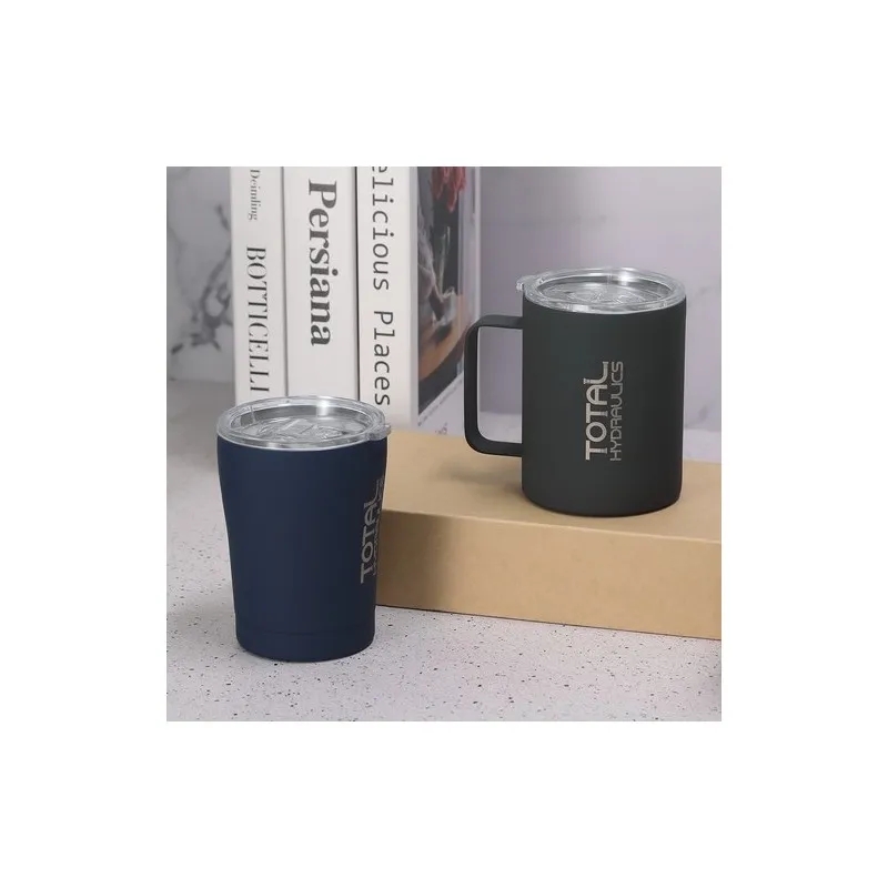 Tasse thermique personnalisée pas cher - Adelax Matières : EVA Couleurs : naturel cadeau affaires élégant