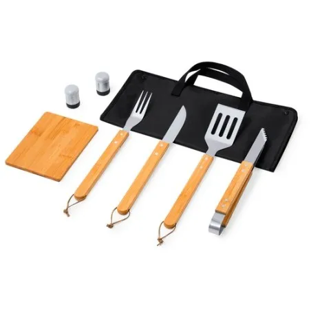 Set de Cuisine Barbecue Personnalisé pas cher Estrol Couleurs : noir marquage laser ultra précis