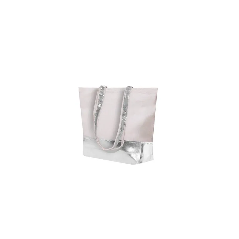 Sac de Shopping Écologique Personnalisé en Coton Recyclé Hitalax Matières : acier inoxydable Couleurs : blanc objet promotionnel