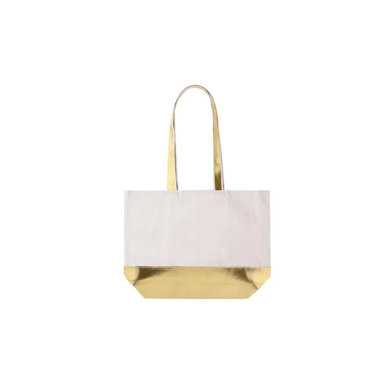 Sac de Shopping Écologique Personnalisé en Coton Recyclé Hitalax Matières : acier inoxydable Couleurs : gris personnalisable ave