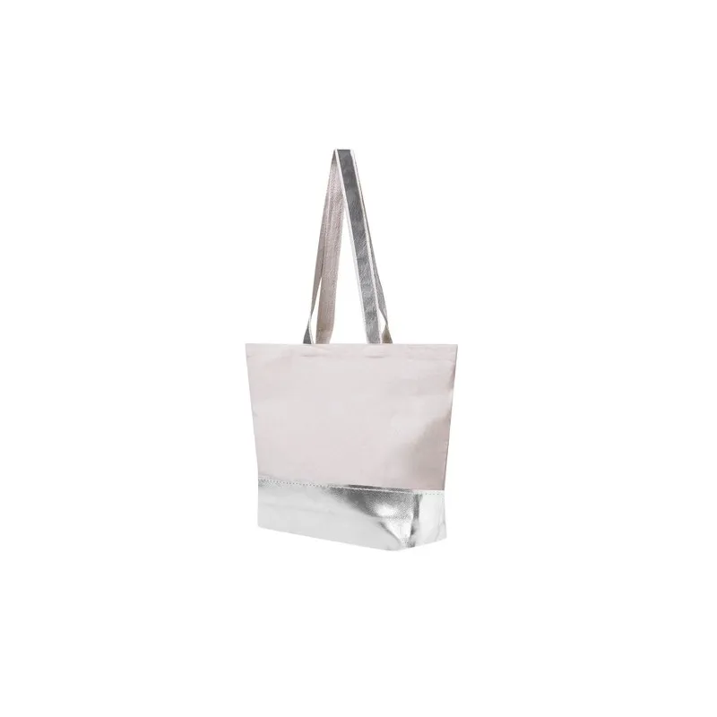 Sac de Shopping Écologique Personnalisé en Coton Recyclé Hitalax Matières : acier inoxydable Couleurs : gris goodies publicitair